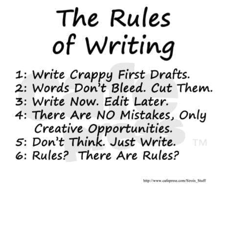 Rules of essay writing